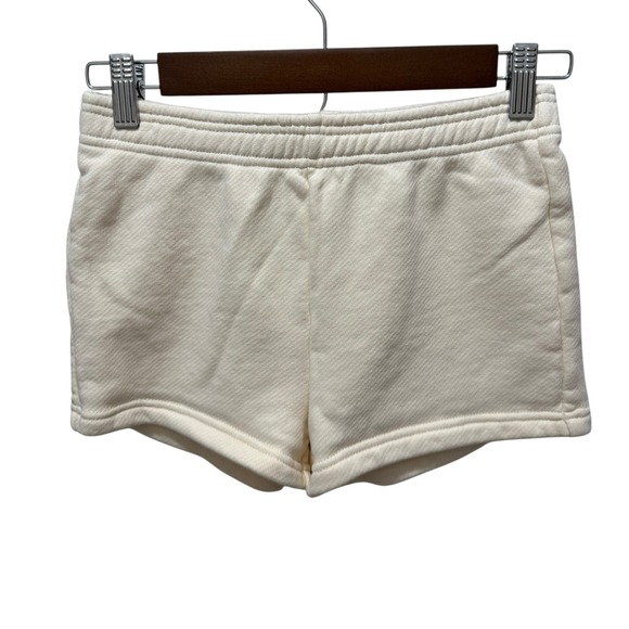 Parke Pants - Parke Mini Sweatshorts Cream Women's Size S Athleisure Loungewear Cozy NWOT